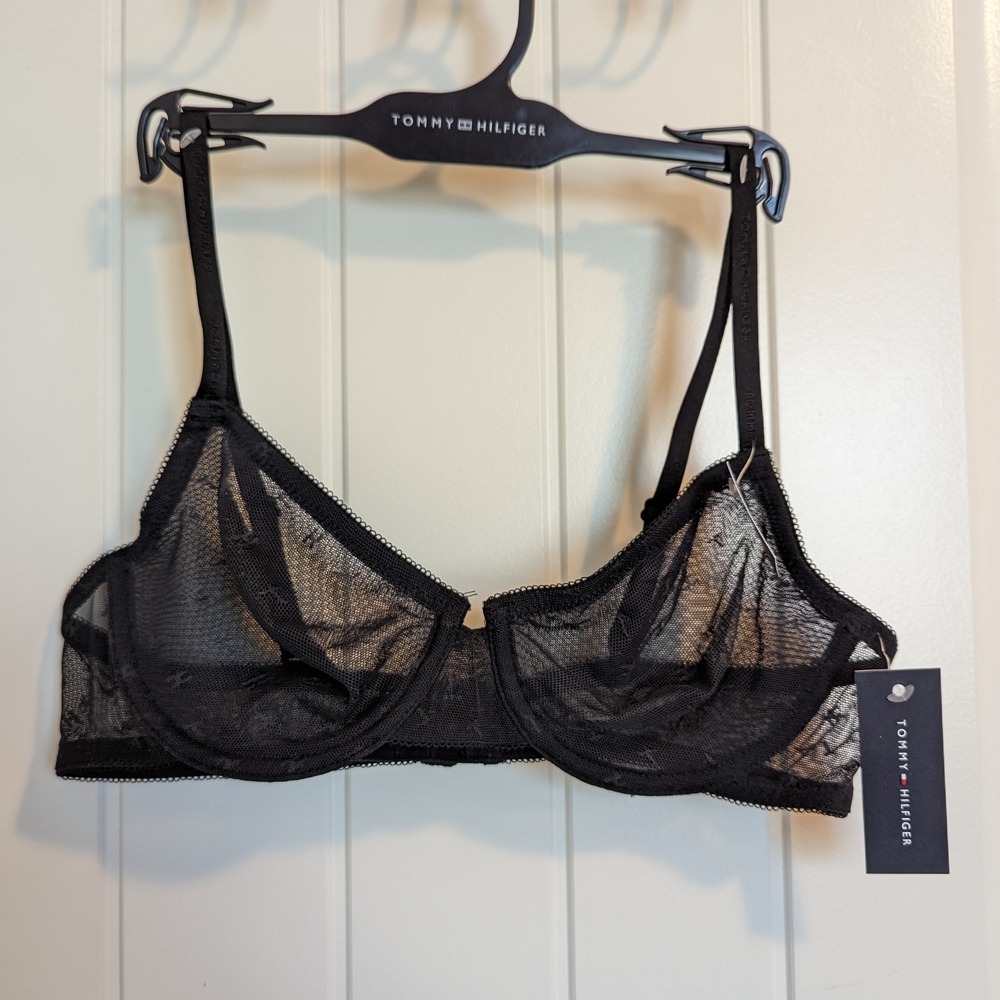 Tommy Hilfiger Black Lace Bralette